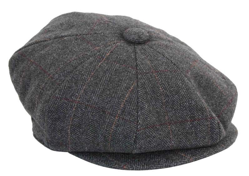 Vīriešu tvīda rūtainā Peaky Blinders cepure