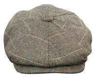 Vīriešu tvīda rūtainā Peaky Blinders cepure