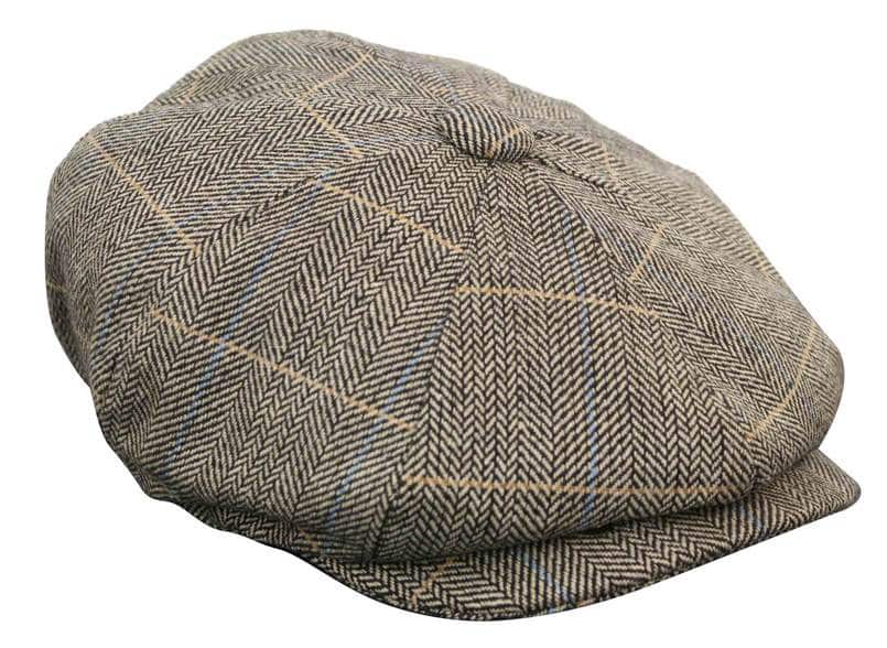 Vīriešu tvīda rūtainā Peaky Blinders cepure