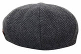 HT6316 - vīriešu tvīda cepure ar "siļķu kaula" rakstu un "Peaky Blinders" rakstu