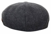 HT6316 - vīriešu tvīda cepure ar "siļķu kaula" rakstu un "Peaky Blinders" rakstu