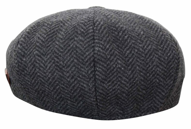 HT6316 - vīriešu tvīda cepure ar "siļķu kaula" rakstu un "Peaky Blinders" rakstu