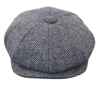 HT6316 - vīriešu tvīda cepure ar "siļķu kaula" rakstu un "Peaky Blinders" rakstu