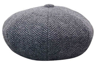 HT6316 - vīriešu tvīda cepure ar "siļķu kaula" rakstu un "Peaky Blinders" rakstu
