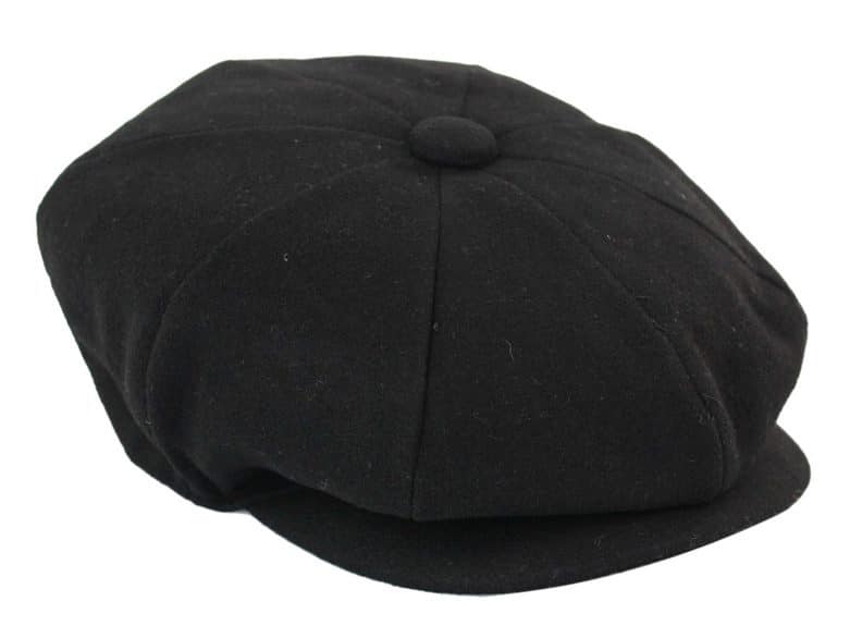 Vīriešu tvīda cepure ar avīžpuiša Peaky Blinders rakstu