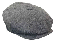 HT6364 - vīriešu tvīda cepure ar "siļķu kaula" rakstu un "Newsboy Peaky Blinders" rakstu