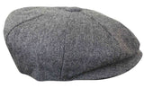 HT6364 - vīriešu tvīda cepure ar "siļķu kaula" rakstu un "Newsboy Peaky Blinders" rakstu