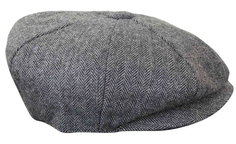 HT6364 - vīriešu tvīda cepure ar "siļķu kaula" rakstu un "Newsboy Peaky Blinders" rakstu