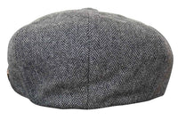 HT6364 - vīriešu tvīda cepure ar "siļķu kaula" rakstu un "Newsboy Peaky Blinders" rakstu
