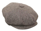 HT6364 - vīriešu tvīda cepure ar "siļķu kaula" rakstu un "Newsboy Peaky Blinders" rakstu