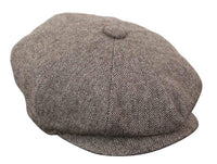 HT6364 - vīriešu tvīda cepure ar "siļķu kaula" rakstu un "Newsboy Peaky Blinders" rakstu