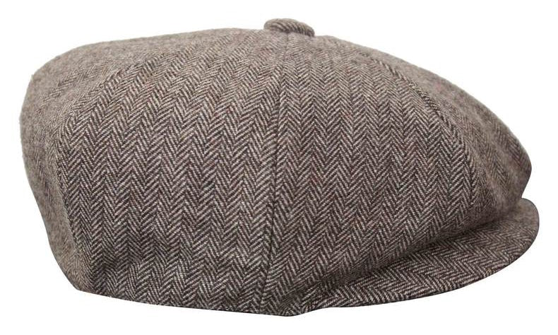 HT6364 - vīriešu tvīda cepure ar "siļķu kaula" rakstu un "Newsboy Peaky Blinders" rakstu