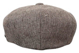 HT6364 - vīriešu tvīda cepure ar "siļķu kaula" rakstu un "Newsboy Peaky Blinders" rakstu