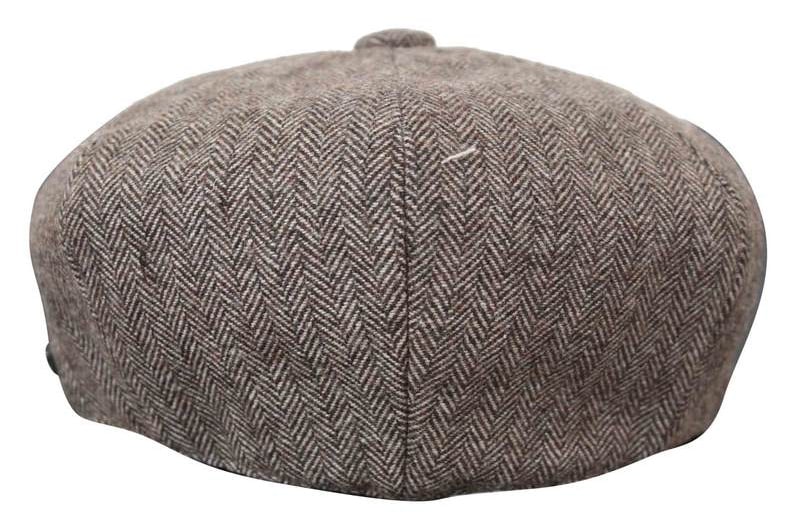 HT6364 - vīriešu tvīda cepure ar "siļķu kaula" rakstu un "Newsboy Peaky Blinders" rakstu