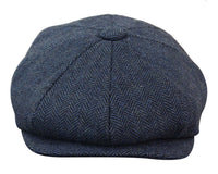HT6364 - vīriešu tvīda cepure ar "siļķu kaula" rakstu un "Newsboy Peaky Blinders" rakstu