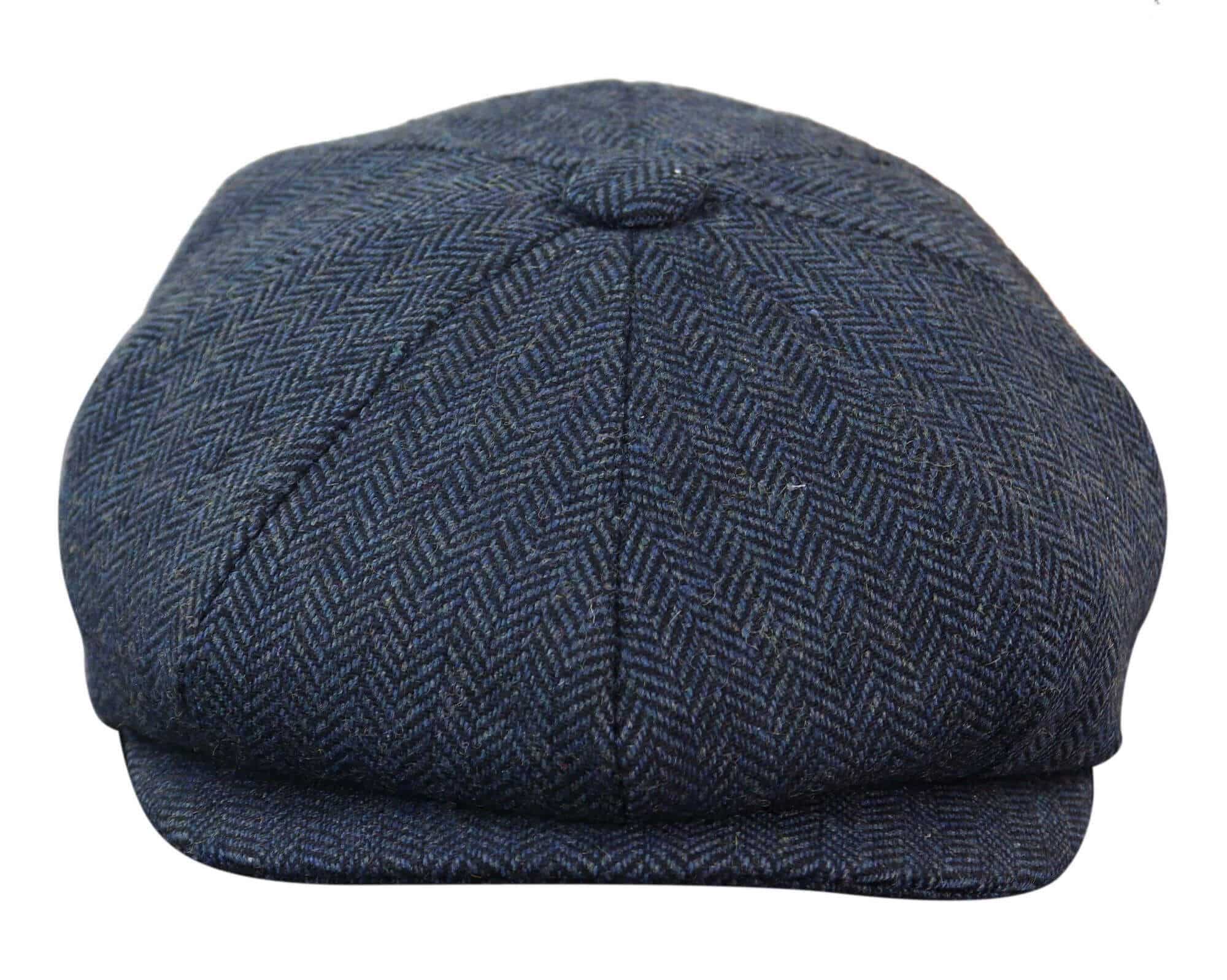 HT6364 - vīriešu tvīda cepure ar "siļķu kaula" rakstu un "Newsboy Peaky Blinders" rakstu
