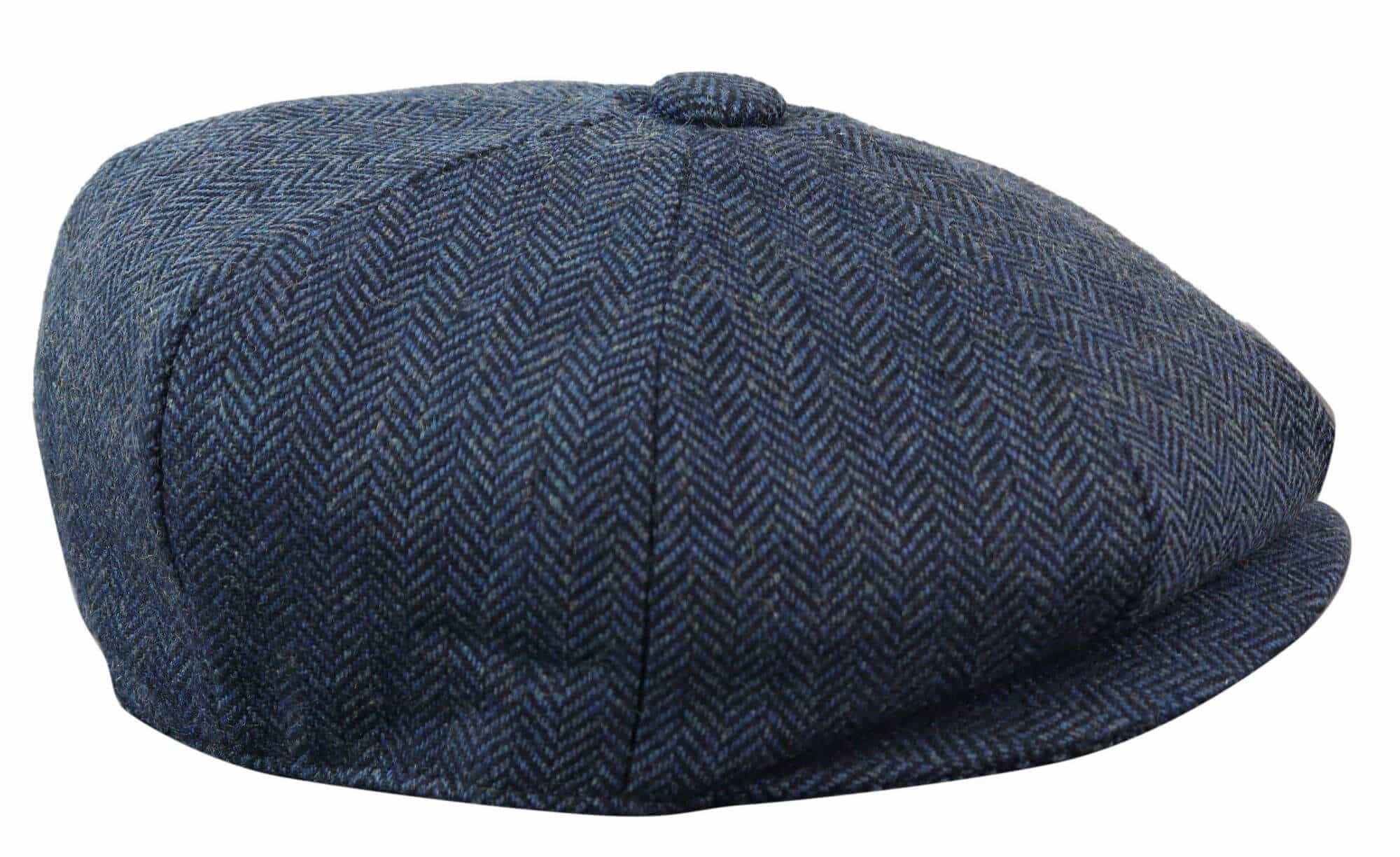 HT6364 - vīriešu tvīda cepure ar "siļķu kaula" rakstu un "Newsboy Peaky Blinders" rakstu