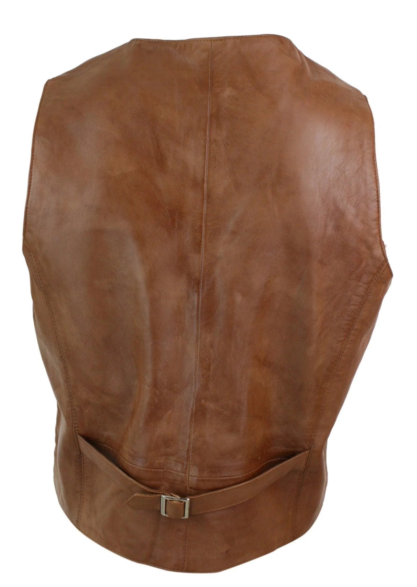 Infinity 153 Napa - vīriešu īstas ādas veste, klasiska, retro, kamieļkrāsas