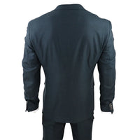 Jasper vīriešu olīvzaļš trīsdaļīgs uzvalks ar Velsas prinča melnu rūtiņu