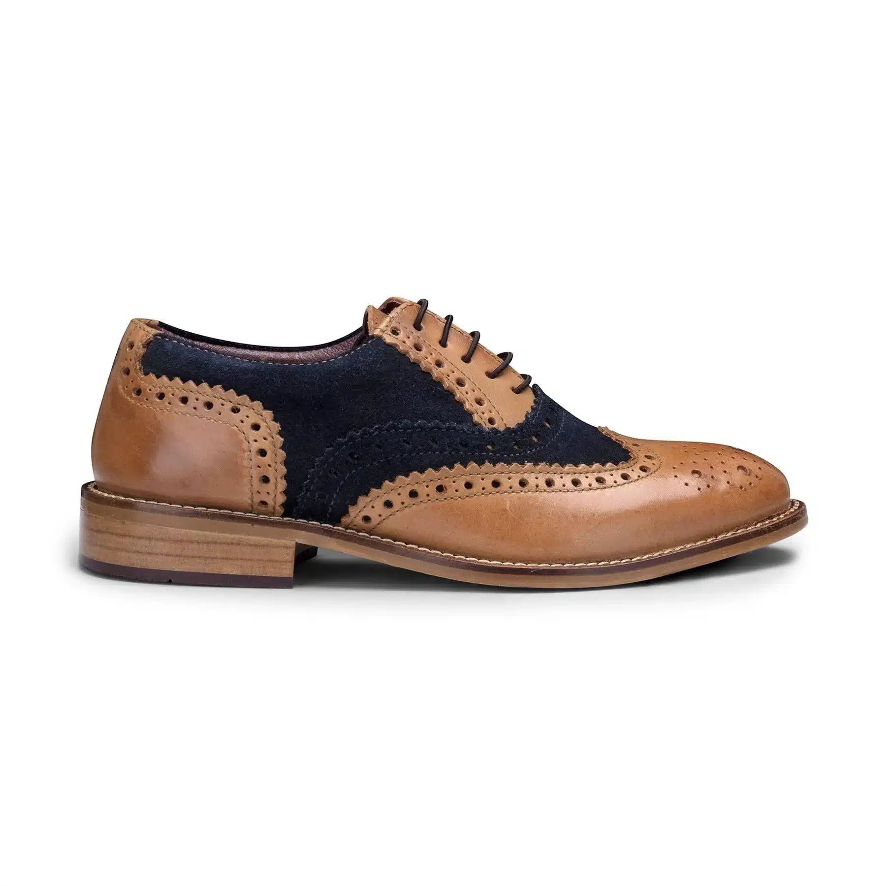 Bērnu īstas ādas brogi ar šņorēm, eleganti, formāli, vintage, klasiski, ar kāju apdari