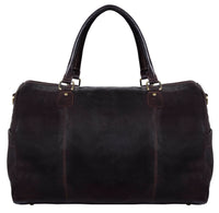 Īstas ādas vintage rokas bagāžas ceļojumu soma - brūna