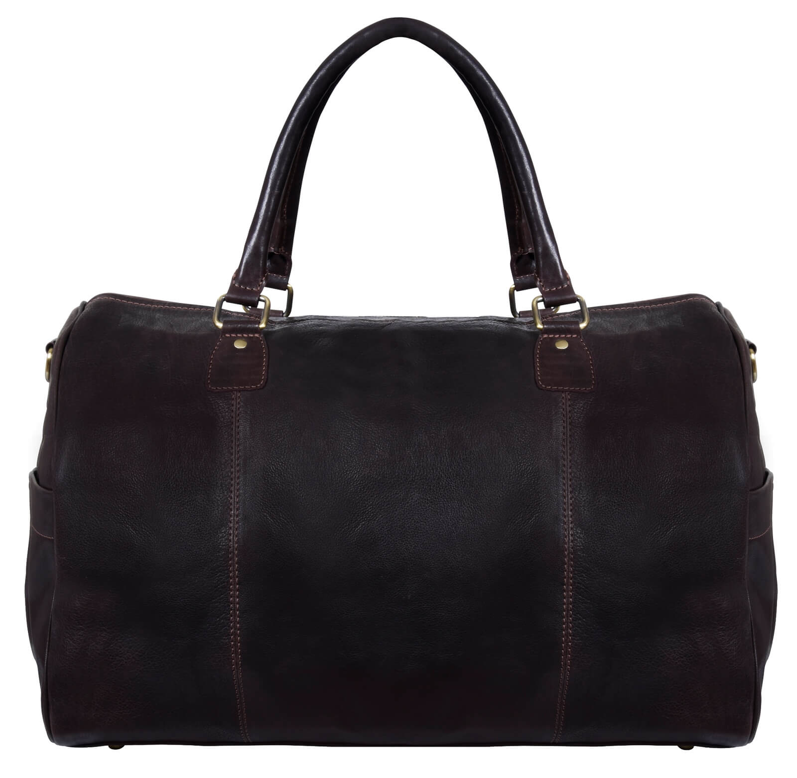 Īstas ādas vintage rokas bagāžas ceļojumu soma - brūna