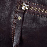 Īstas ādas vintage rokas bagāžas ceļojumu soma - brūna