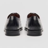 Lorenzo - vīriešu melnas pulētas ādas Oxfords kurpes