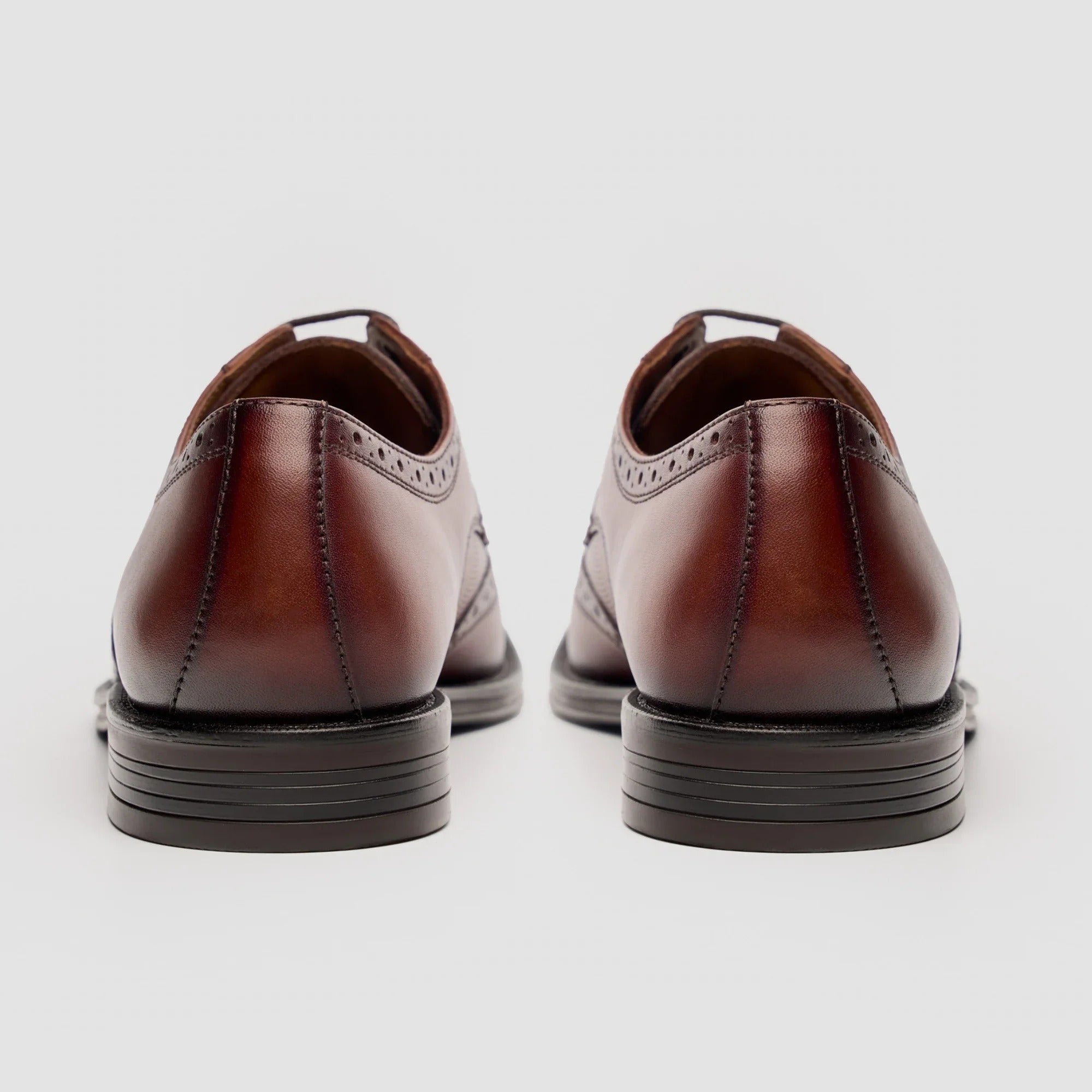 Lorenzo - vīriešu dzeltenbrūnas pulētas ādas Oxfords kurpes