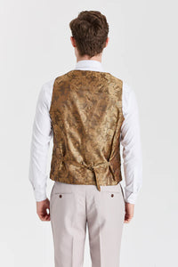 Mayfair akmens tekstūras uzvalks ar Harris Brown tvīda vesti