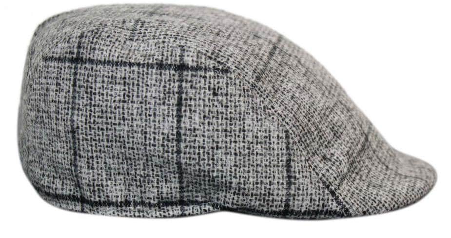 Marc Darcy Kristian vīriešu tvīda vintage retro vectētiņa plakanas cepures Peaky Blinders rūtainas klasiskās