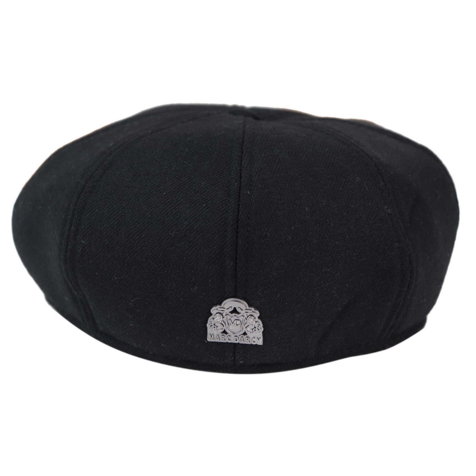Vīriešu 8 paneļu Peaky Blinders cepure - melna