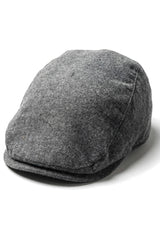 Vīriešu plakana cepure Baker zēniem, 8 paneļu vectētiņa tvīda raksts, skujkoku raksts, pelēka, vintage stilā