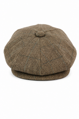 Vīriešu tvīda rūtainā Peaky Blinders cepure