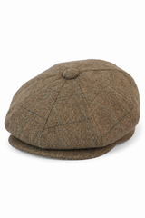Vīriešu tvīda rūtainā Peaky Blinders cepure