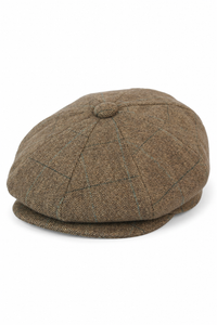 Vīriešu tvīda rūtainā Peaky Blinders cepure