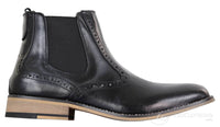 Vīriešu vintage brogue puszābaki - Cavani Fox
