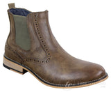 Vīriešu vintage brogue puszābaki - Cavani Fox