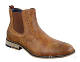 Vīriešu vintage brogue puszābaki - Cavani Fox
