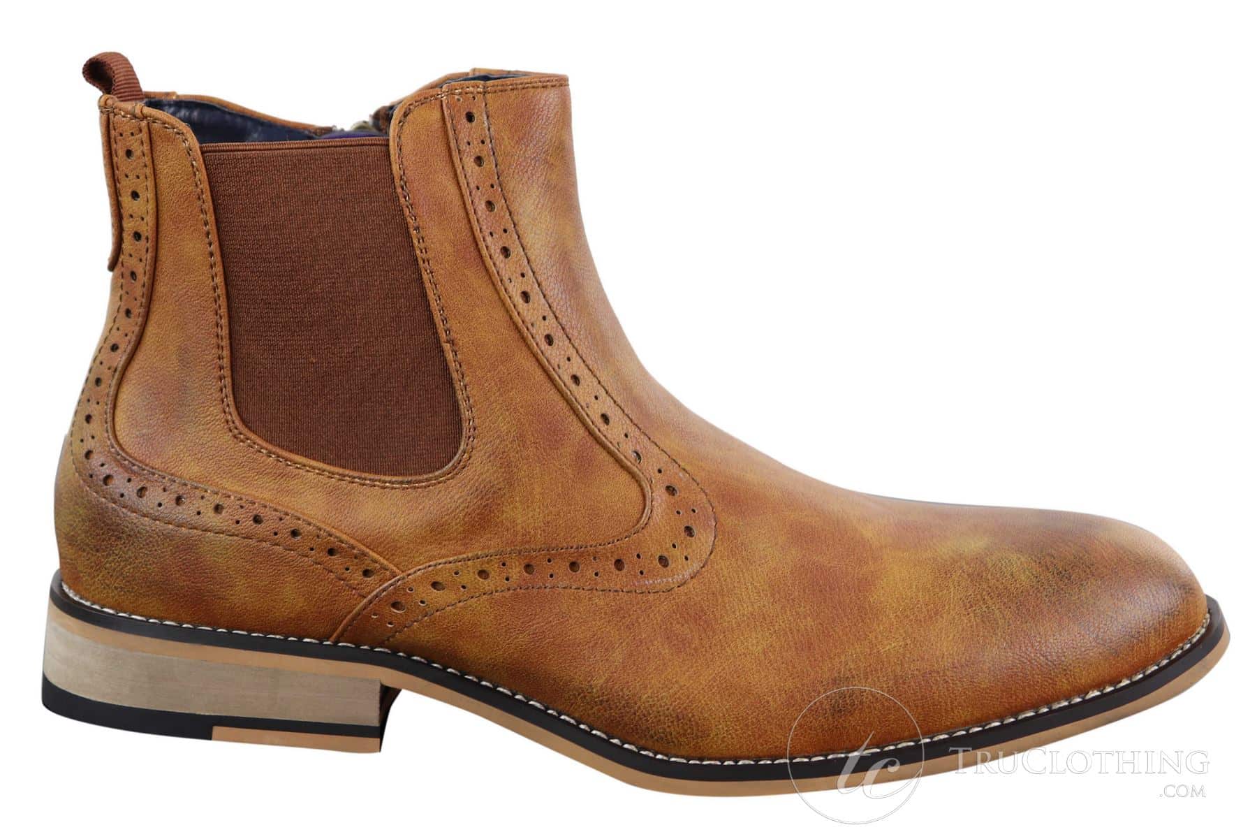 Vīriešu vintage brogue puszābaki - Cavani Fox