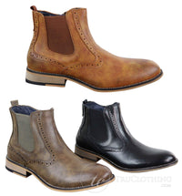 Vīriešu vintage brogue puszābaki - Cavani Fox