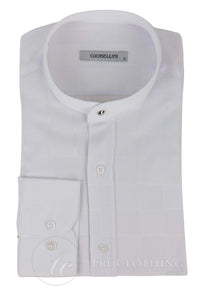 Vīriešu vintage rūtaina raksta krekls ar noņemamu apkakli