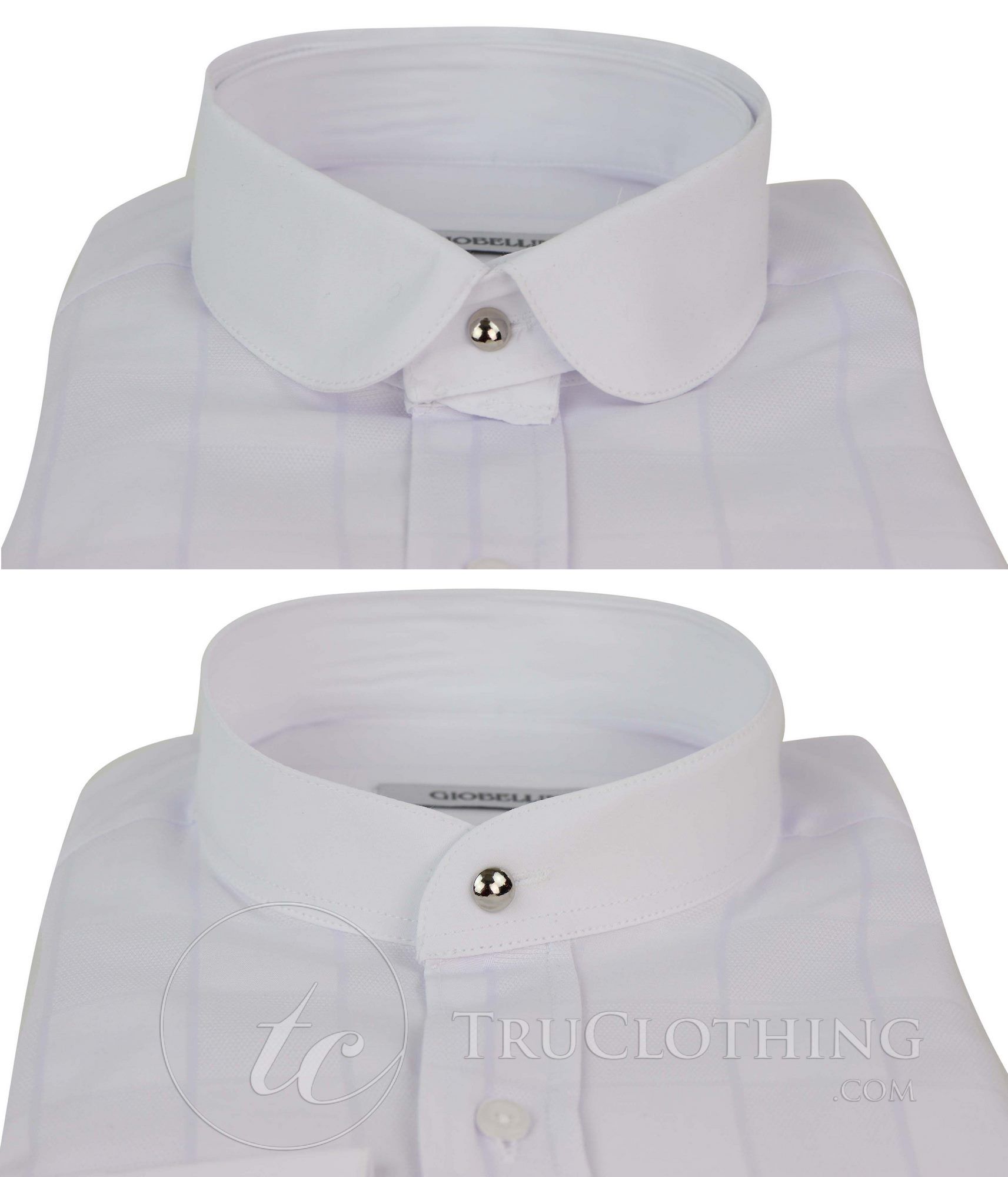 Vīriešu vintage rūtaina raksta krekls ar noņemamu apkakli