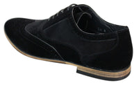 Patron 238 vīriešu zamšādas ādas brogues, eleganti ikdienas, sarkanbrūni, tumši zili, melni, ar šņorēm, retro stila apavi