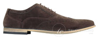 Patron 238 vīriešu zamšādas ādas brogues, eleganti ikdienas, sarkanbrūni, tumši zili, melni, ar šņorēm, retro stila apavi
