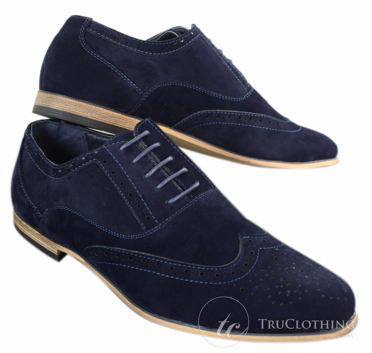 Patron 238 vīriešu zamšādas ādas brogues, eleganti ikdienas, sarkanbrūni, tumši zili, melni, ar šņorēm, retro stila apavi