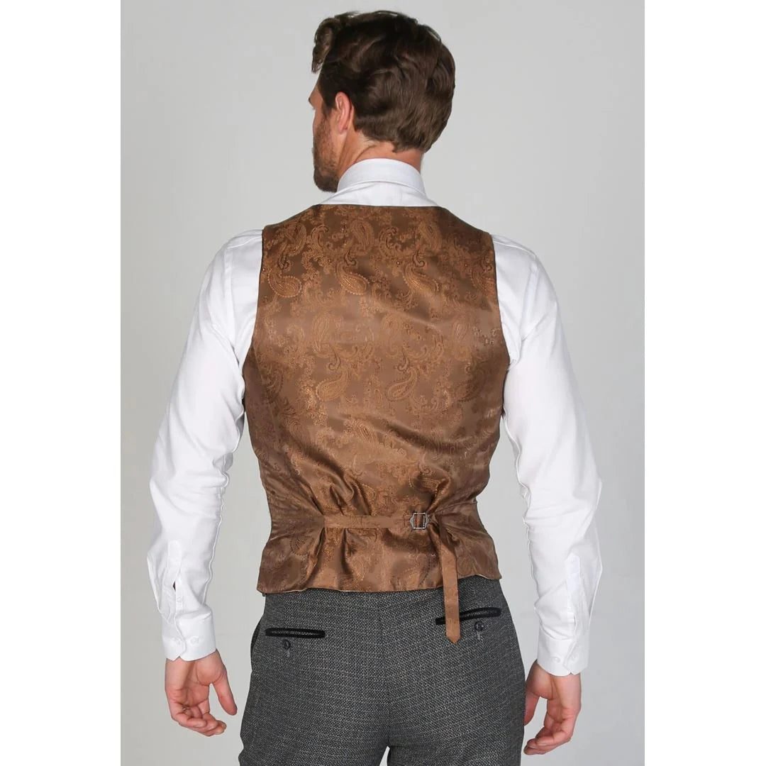 Ralph - vīriešu tumši zila tvīda veste