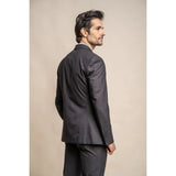 Seeba - vīriešu klasiska kokogles krāsas žakete