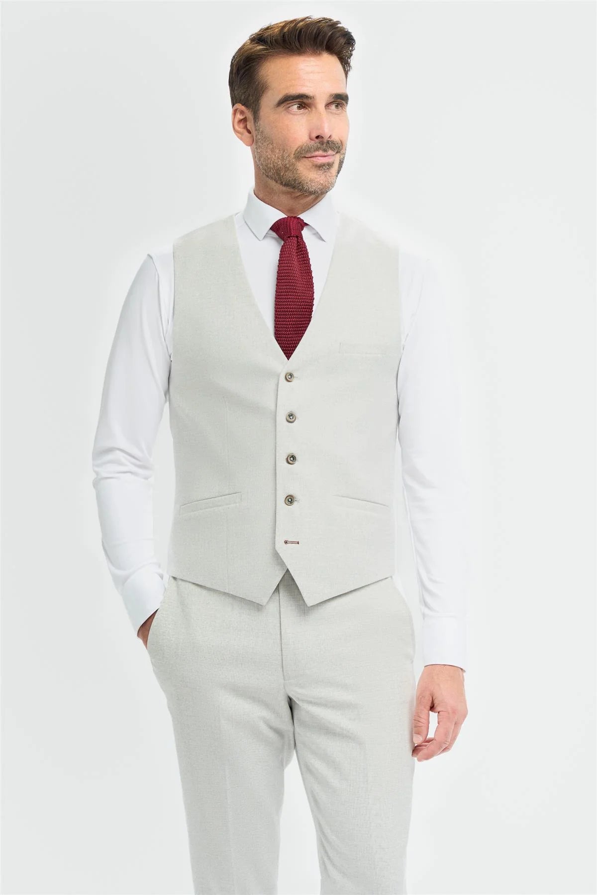 Tropez - vīriešu pelēka veste