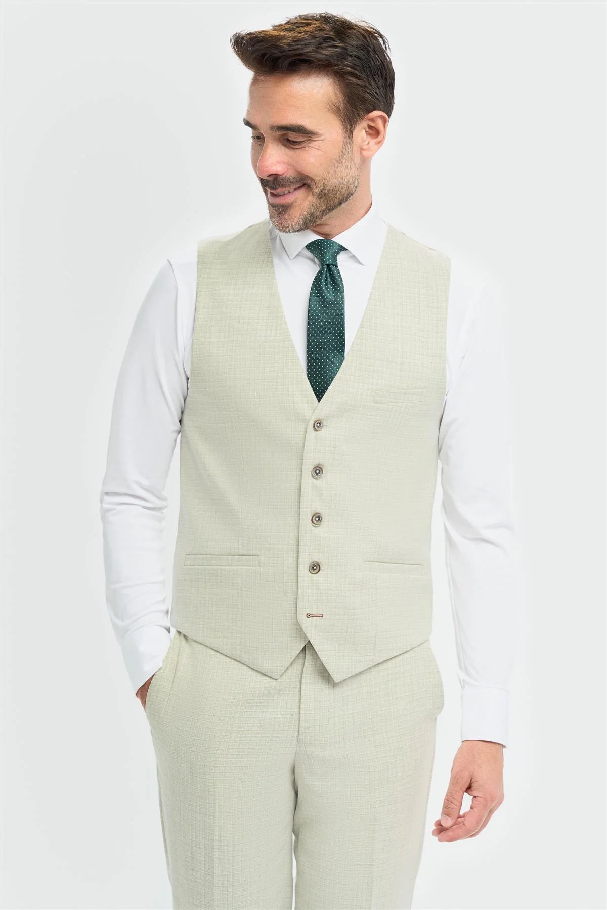 Tropez - vīriešu salvijas zaļa veste